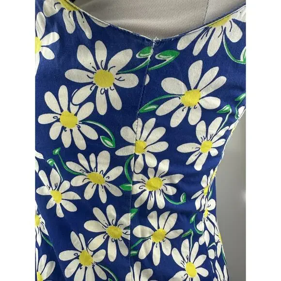 Lilly Pulitzer Floral Daisy Shift Dress Sleeveless Size 8 Vintage Y2k 90's 00's - Picture 5 of 16